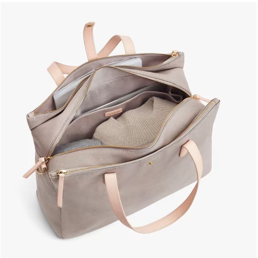 Cuyana Triple Zipper Overnight